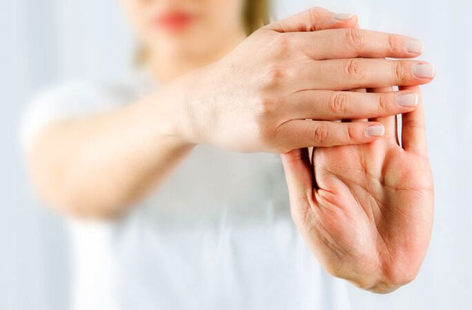 Finger joint pain